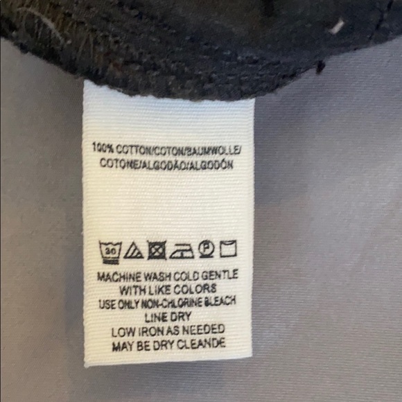 Free People black denim mini skirt sz 29 - Picture 8 of 8